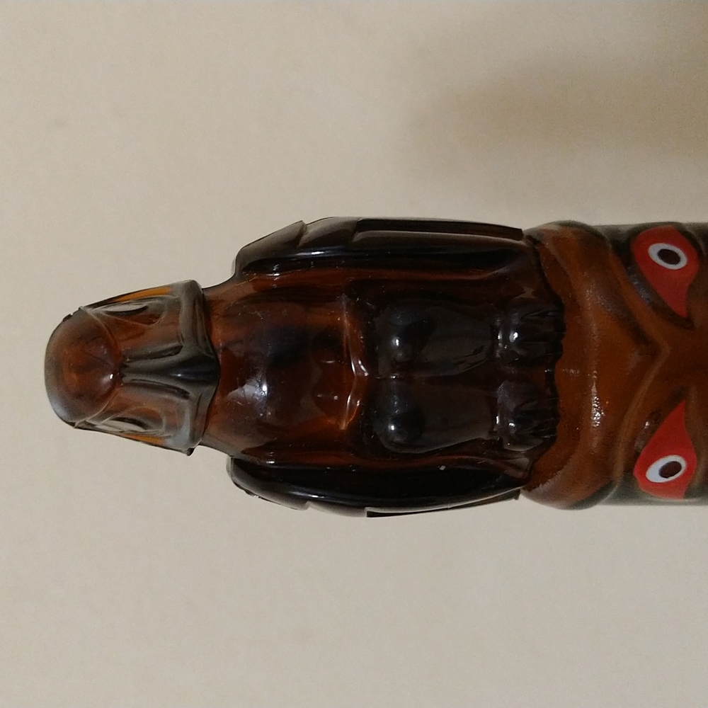 Vintage Avon Tribal Totem Pole Decanter Deep Woods After Shave Empty Bottle - Picture 2 of 5